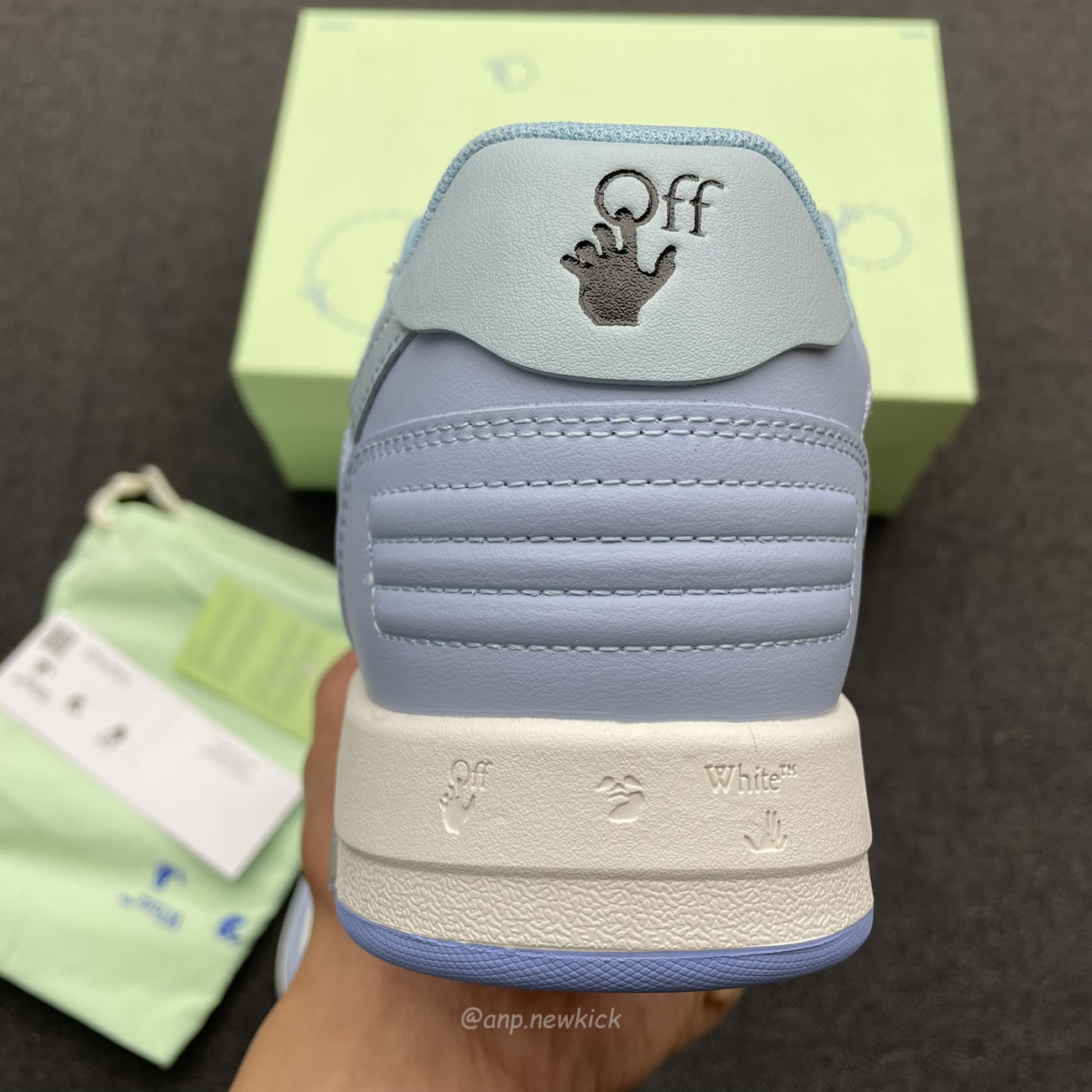 Off‑white Out Of Office Low White Light Blue Omia189 C99lea00 10140 (2) - www.newkick.vip